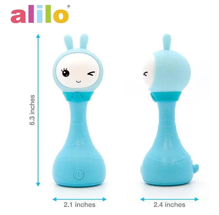 R1 Alilo Smarty Bunny Новорожденные электронные погремушки с рассказами музыкальный