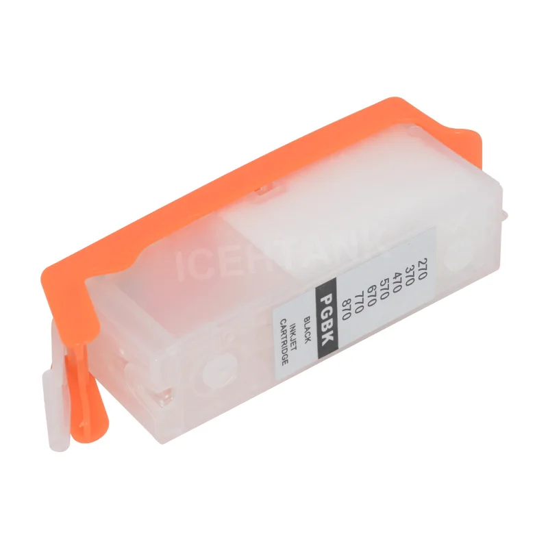 ICEHTANK перезаправляемый чернильный картридж для Canon PGI 570 CLI 571 PIXMA MG5751 MG5752-Silver MG5753-Silver