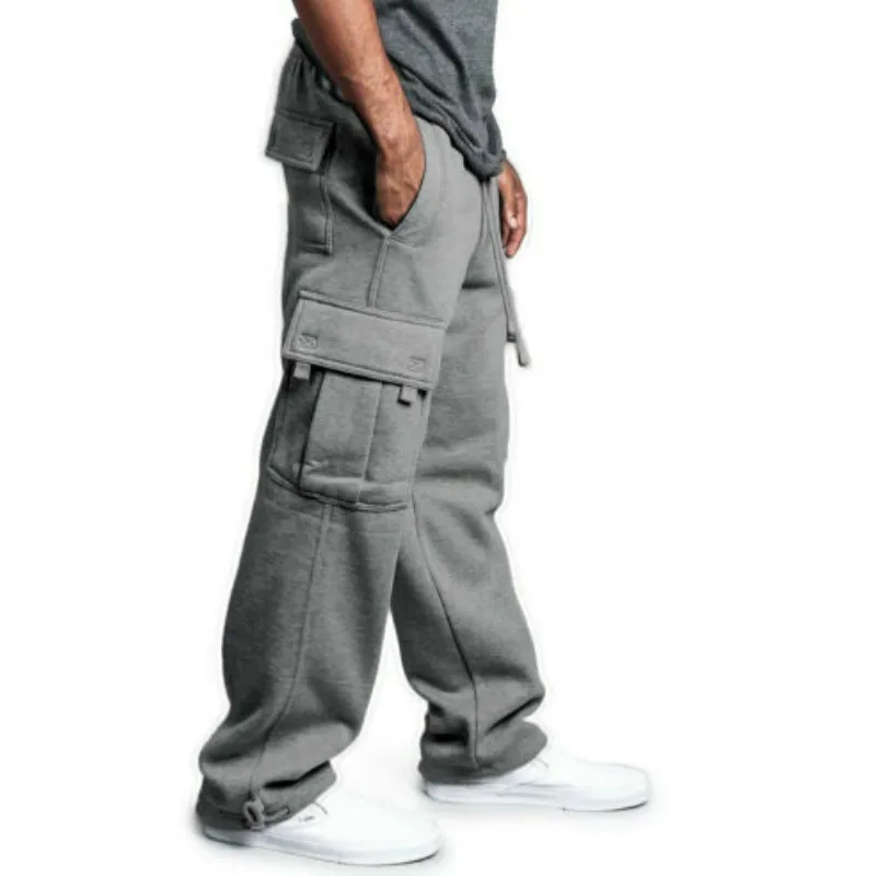 Мужские Длинные свободные штаны для спортзала повседневные брюки Джоггеры бега
