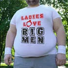 Мужская футболка оверсайз с принтом Большие размеры 10 XL Big Men