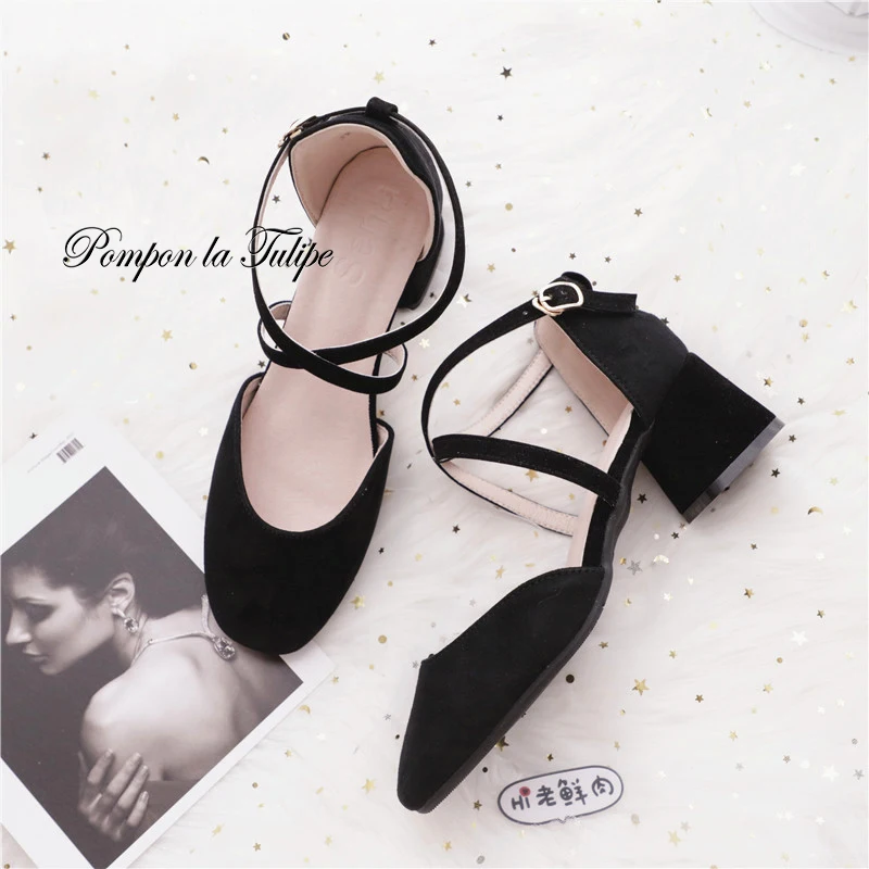 Шикарные детские замшевые туфли с круглым носком из натуральной овечьей кожи на