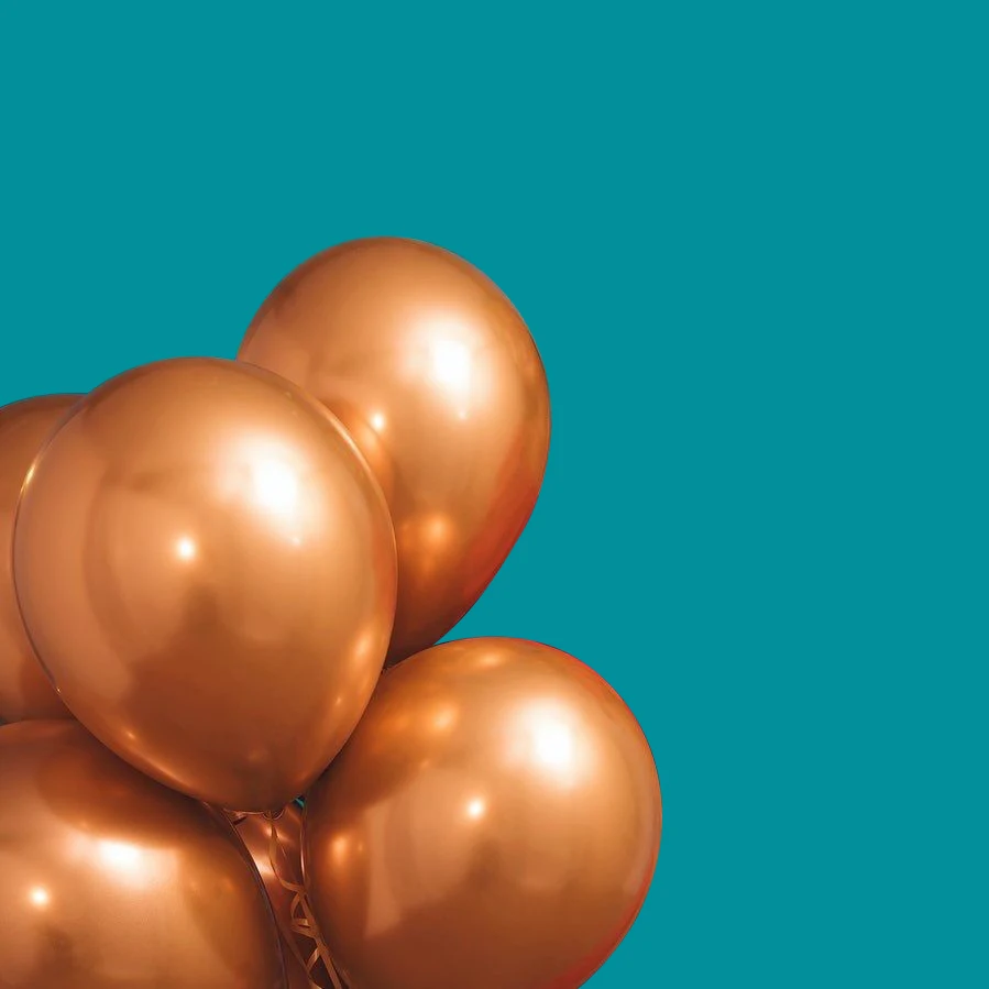 5 штук хромированные Медь воздушные шары 10/12 дюймов воздушных шаров из латекса