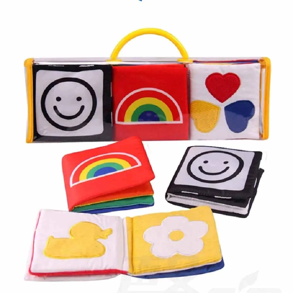 Детская развивающая игрушка-погремушка для стимуляции зрения с бумагой