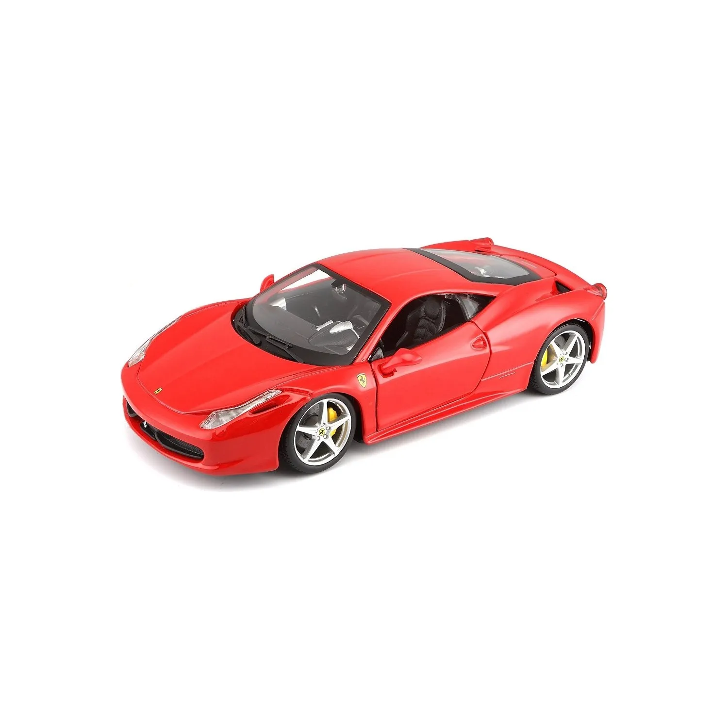

Burago 1/24 Scale Ferrari 458 Italia Model Car Die Cast Metal