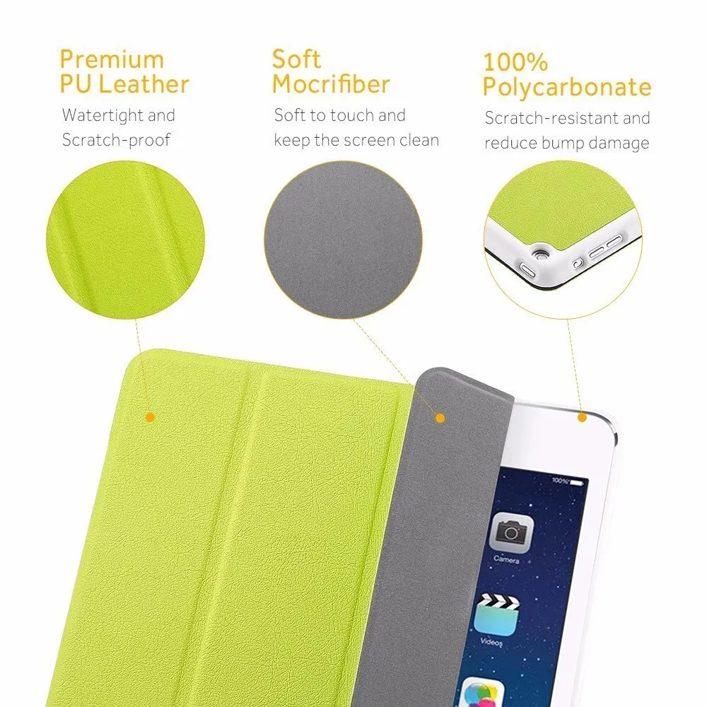 Чехол Easyacc для ipad mini 4 Slim Smart Fit автоматическое Пробуждение/сон ультратонкая