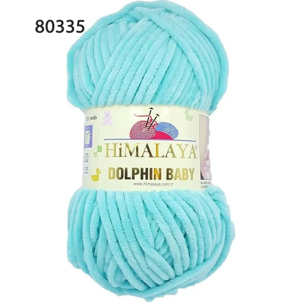 Himalaya Dolphin Baby 4x100g Вязальная пряжа для вязания крючком в виде дельфина 4 пары/шарики
