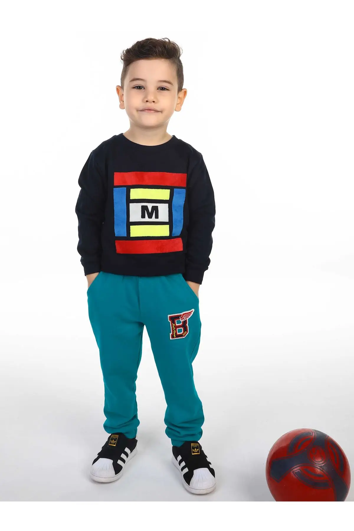 Масляно-зеленые сезонные мужские спортивные штаны | Мать и ребенок