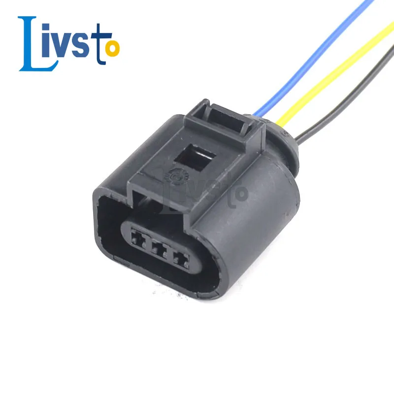 1 компл., 3-контактный 1,5 мм для Audi A4 A6 AVK 3,0 1J0973703 1J0973803, Датчик распредвала, штепсельный разъем 1J0 973 703