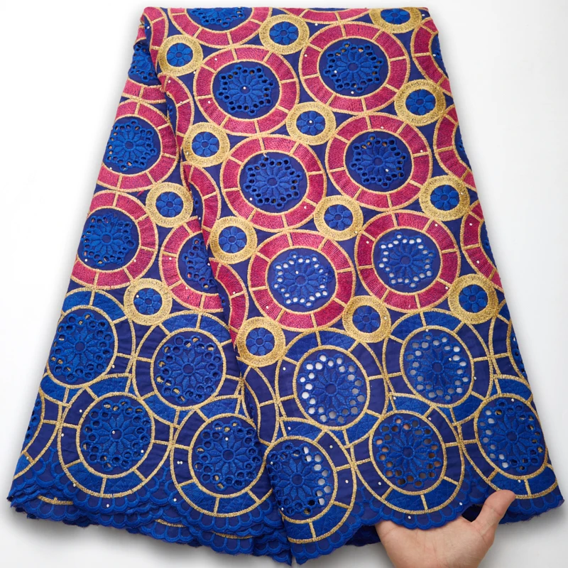 2022 Высококачественная африканская кружевная ткань с вышивкой нигерийская
