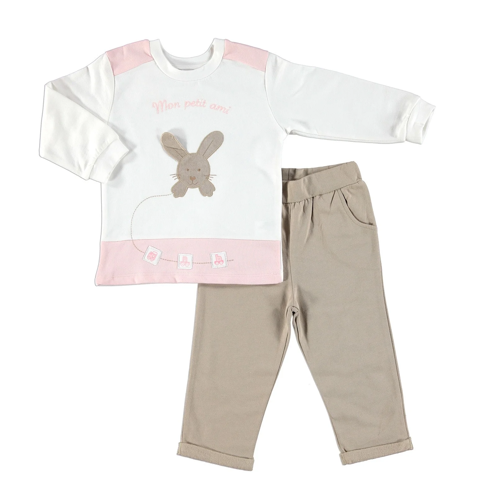 Ebebek HelloBaby/детский спортивный костюм с кроликом |