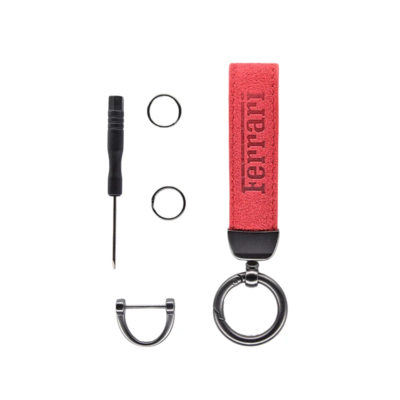 Высококачественные автозапчасти для брелоков с вышивкой Ferrari цепочки