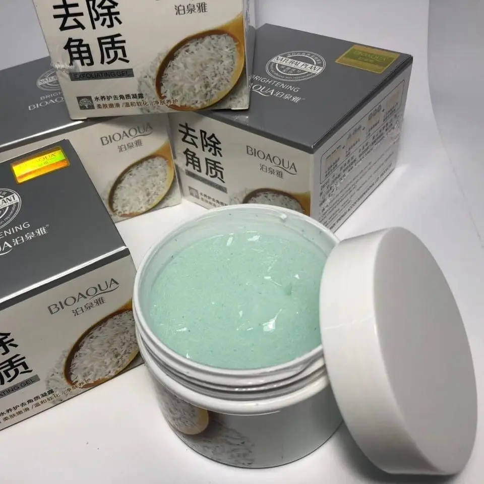 BioAqua Отшелушивающий скраб-гель для лица с экстрактом риса Brightening &amp Exfoliating Peeling Gel