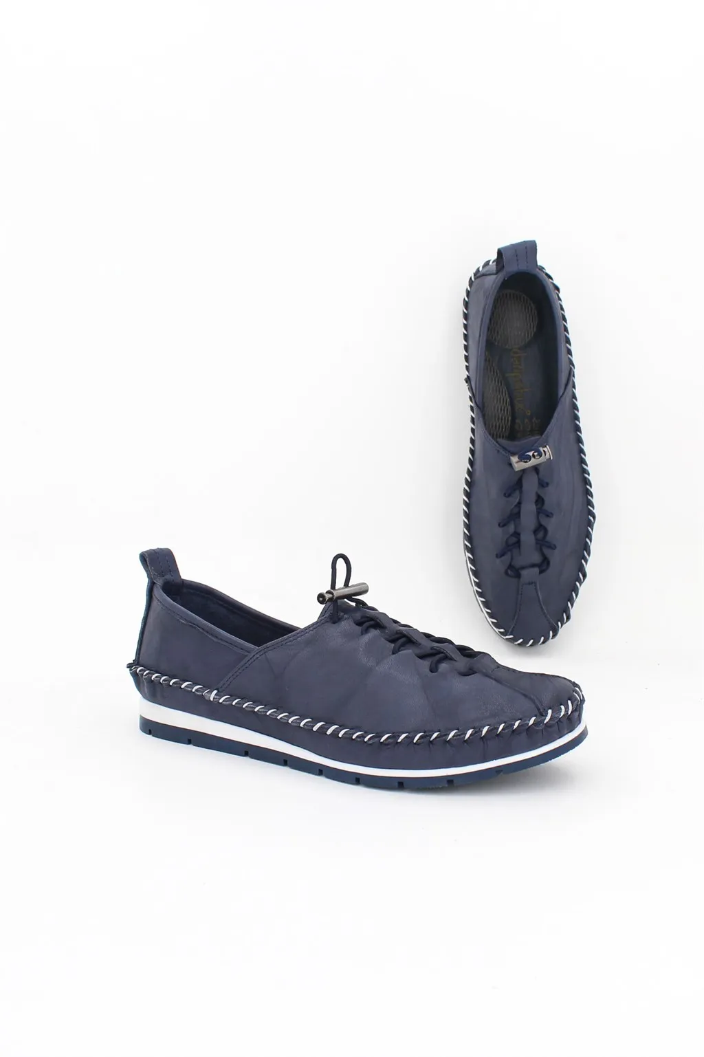 Women Natural 100% Genuine Leather Flat Casual Shoes Brand High Quality Leather Lace-up Solid Colors Elegant Ladies Flats spring