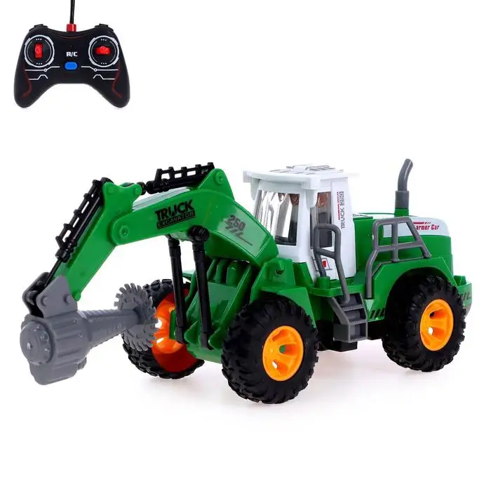 Трактор радиоуправляемый Фермер работает от батареек | Игрушки и хобби