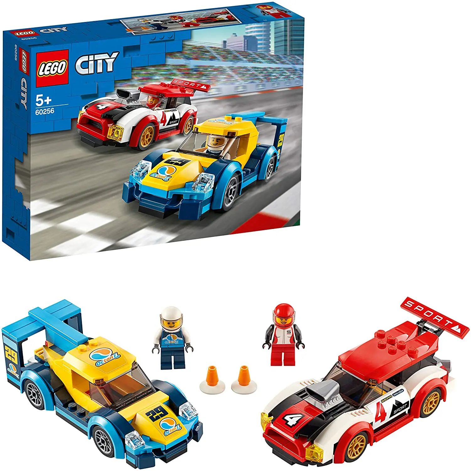 Lego City гоночные автомобили для детей веселая гоночная игрушка 190 гоночный