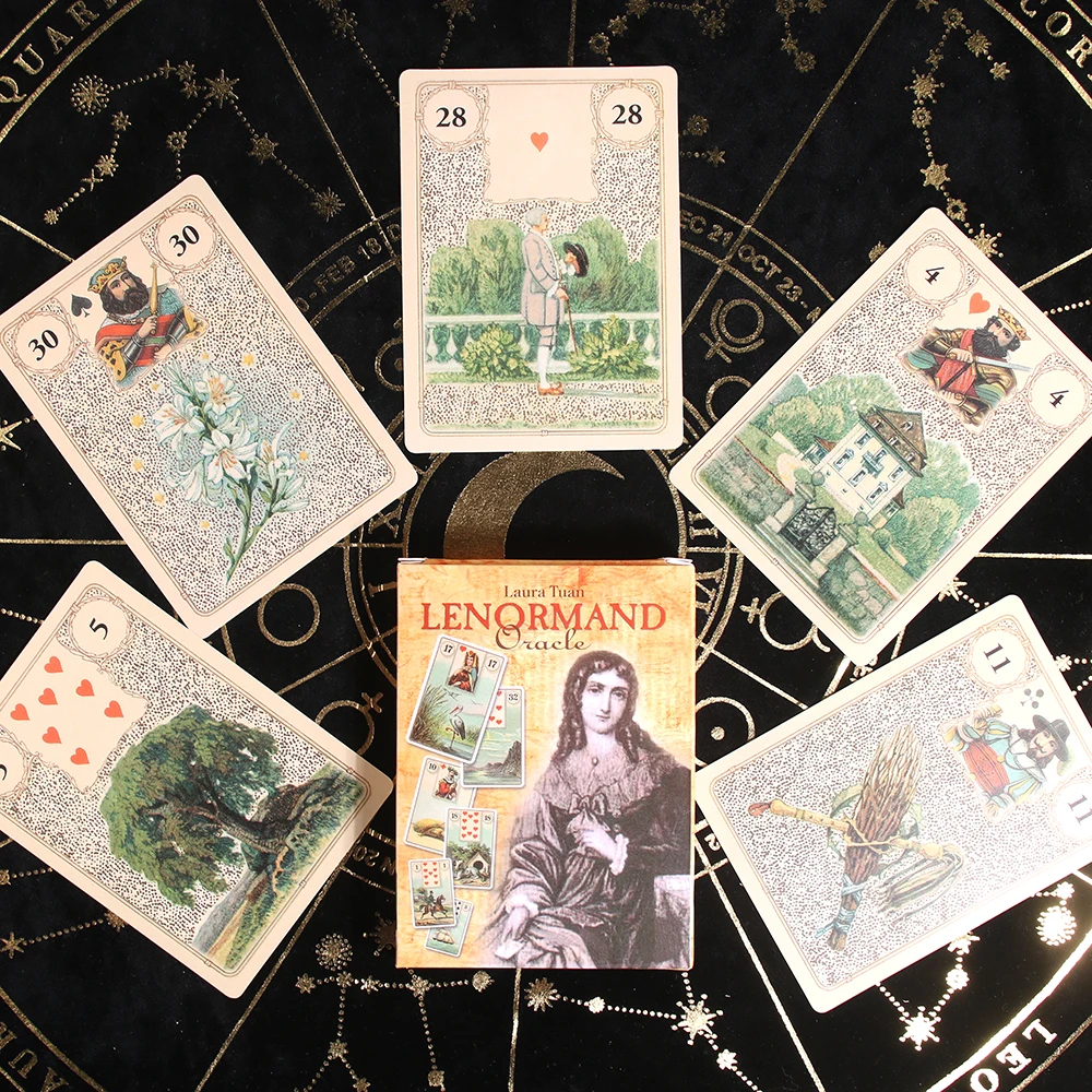 Deck Tarot Board Marie Anne Lenormand Is Famous Napoleon Bonaparte's Trusted