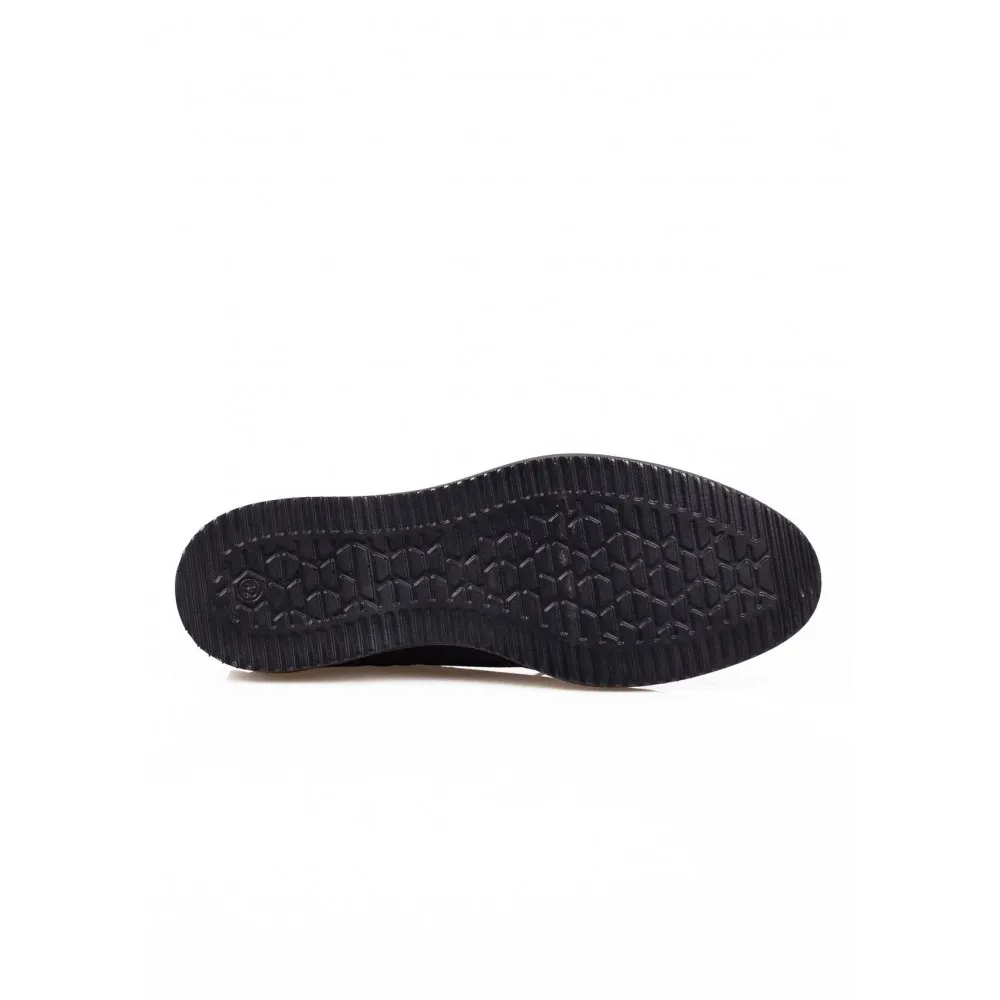 

Black Color Genuine Nubuck Leather New Season Fashion Comfortable Breathable Walking Lace-Up Stylish Casual Man Shoes