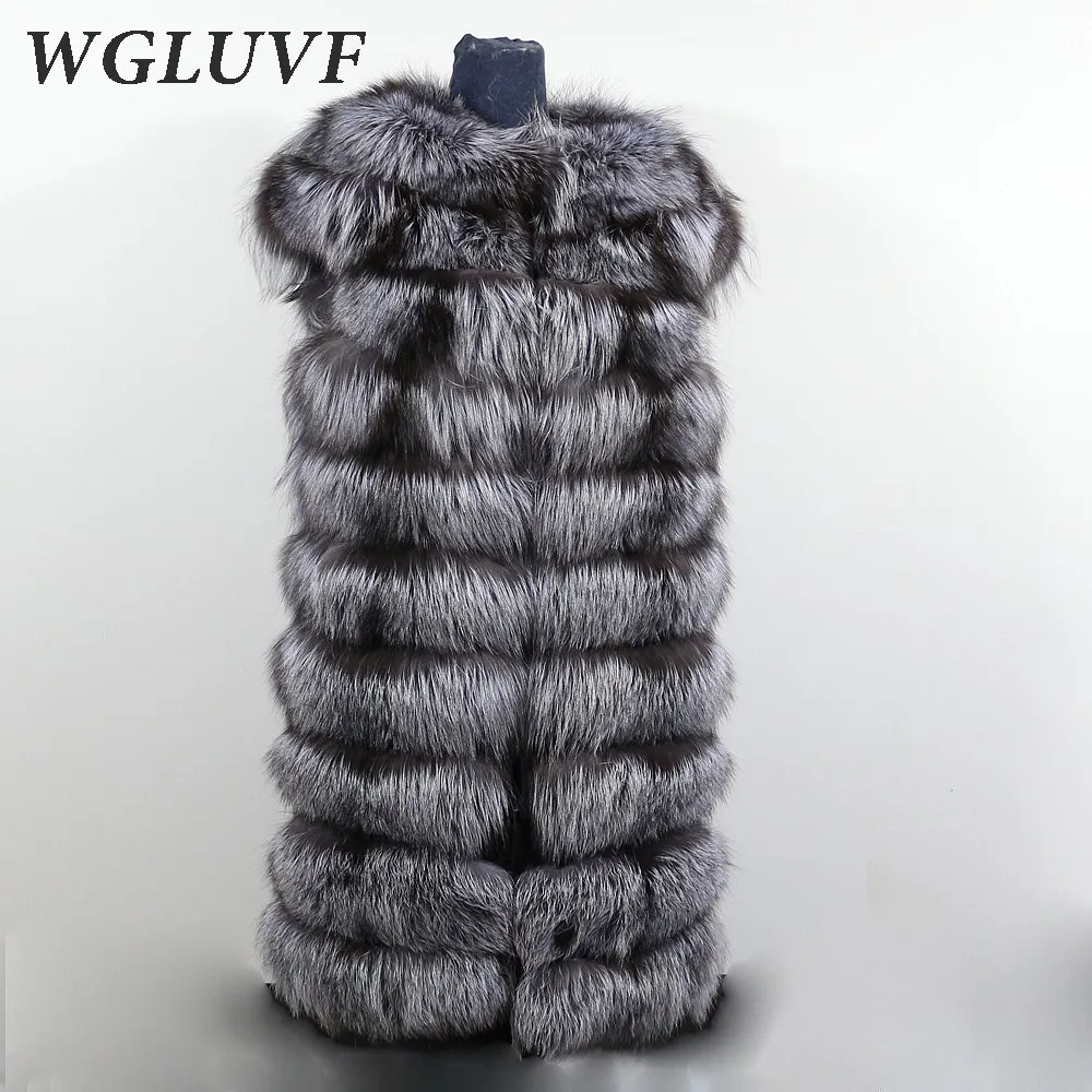 Зимняя женская жилетка из натурального Лисьего меха чистая натуральная