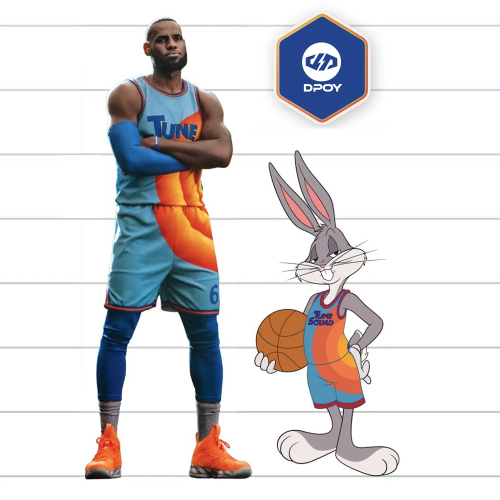 

tune squad basketball jersey for men Custom basketball suits Costume Space Shirts Jam Tops Movie Tune LOLA Squad Bunny