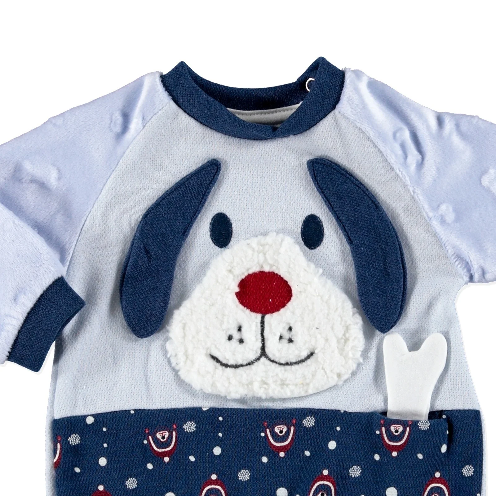 Детский бархатный комбинезон ebebek Mymio Puppy| |