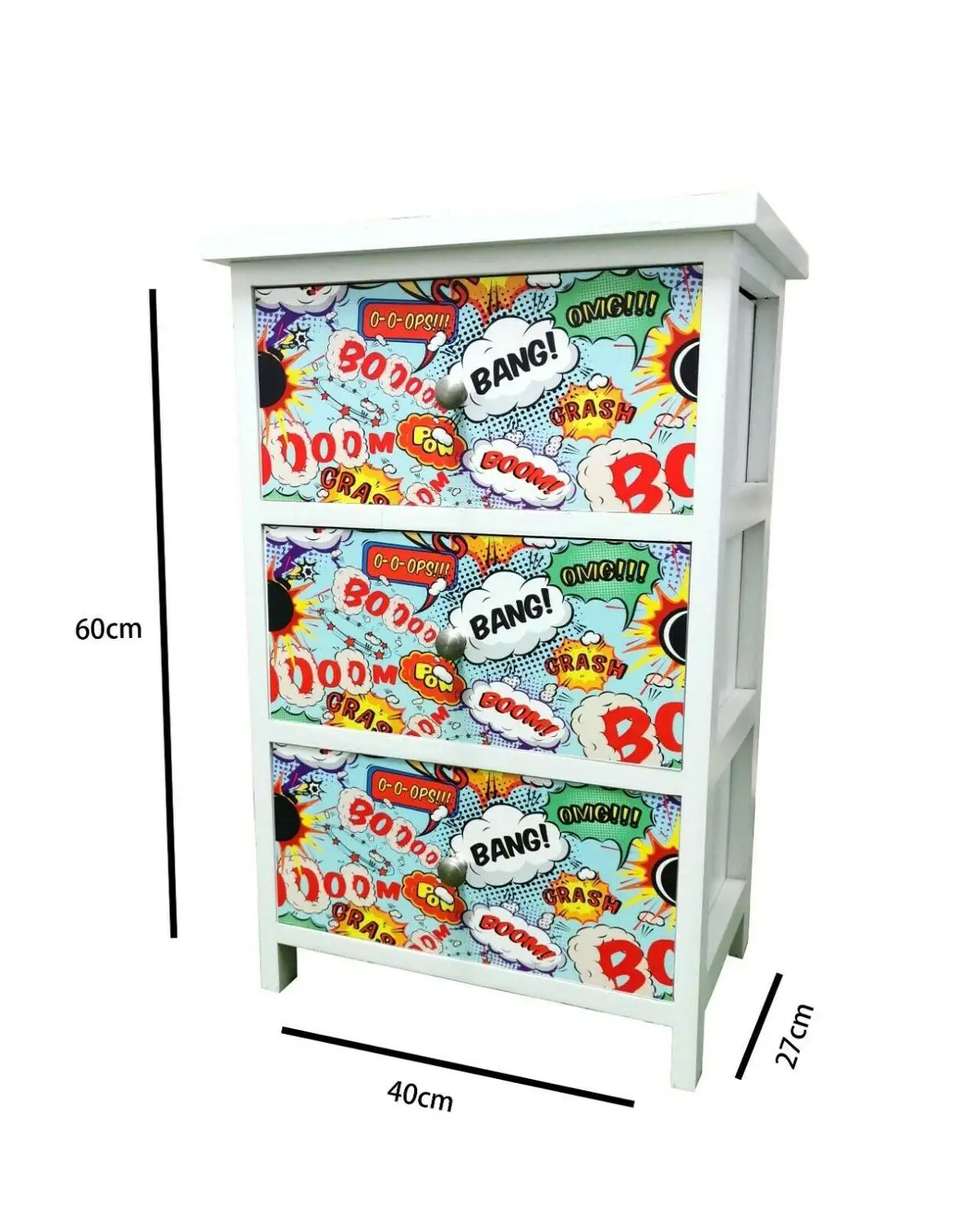 Cajoneras LAC De 3 Cajones Lacado серийная стрела под y Ancho 27x60x40 Быстрая доставка с Испании |