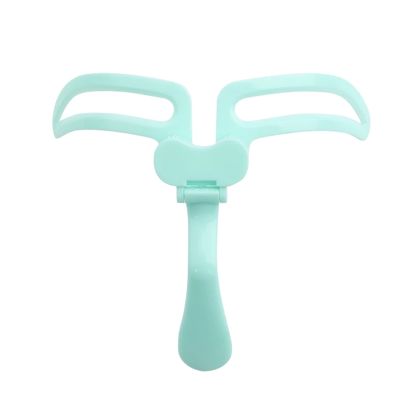 Розовый зеленый цвет трафареты для бровей Профессиональные Косметические