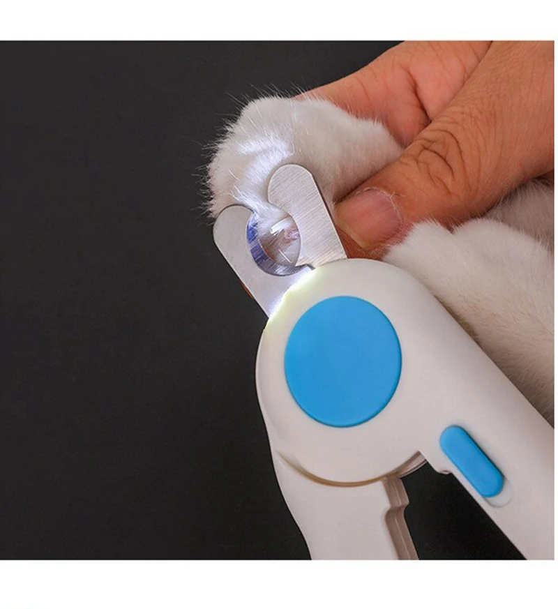 

Led Light Pet Nail Clipper Stainless Scissor Comfortable Cut Nail Set Nail Trimmer For Dogs Cats