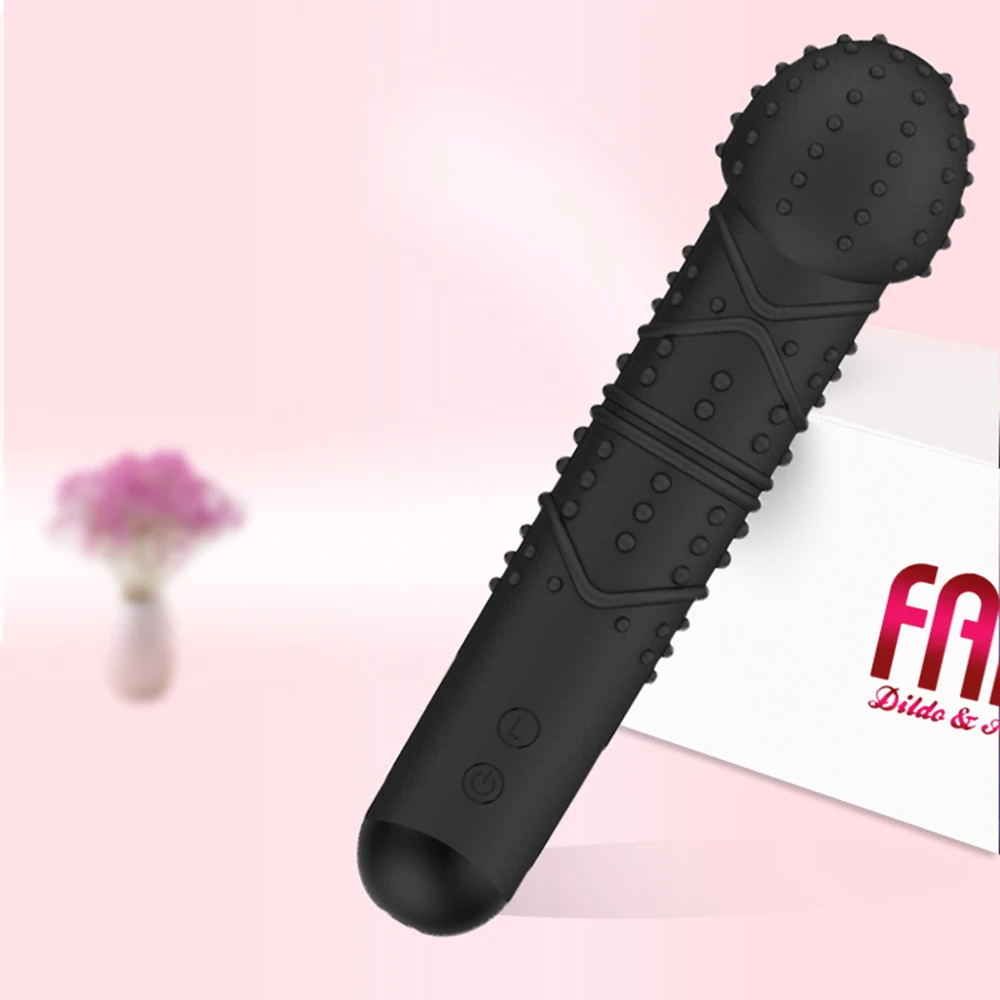 QKKQ G Spot Silicone 7 скоростей Вибраторы мощная волшебная палочка для женщин массажер