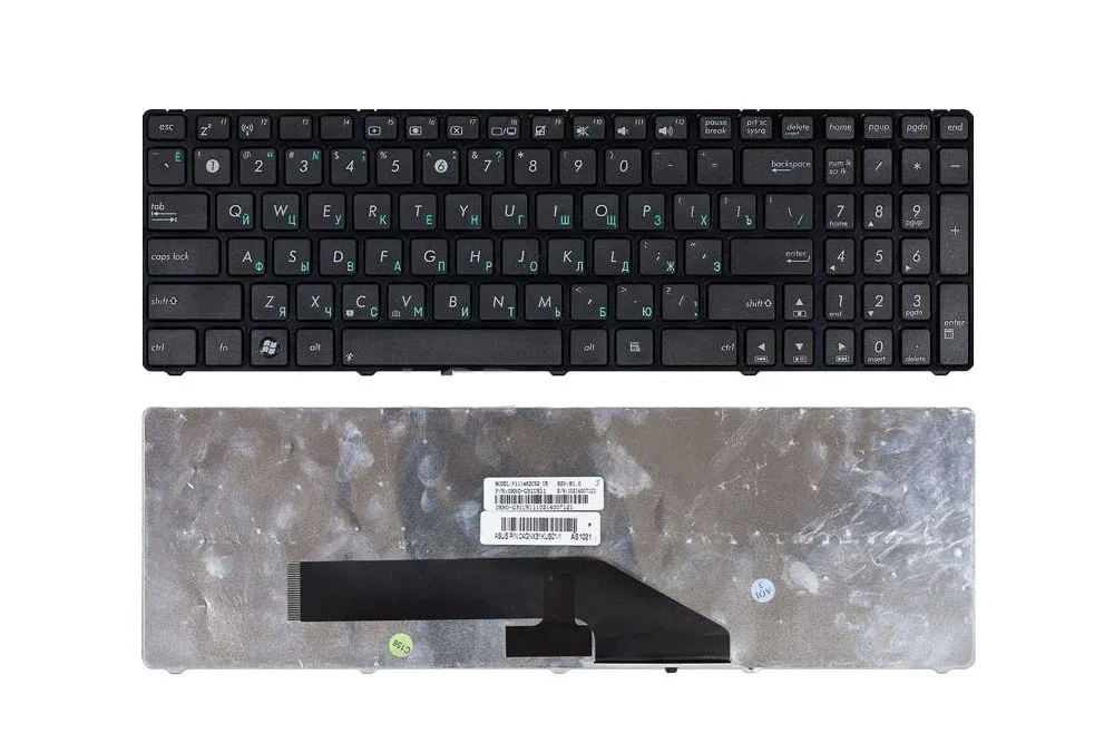 Клавиатура Asus K50 K60 K70 черная с рамкой | Компьютеры и офис