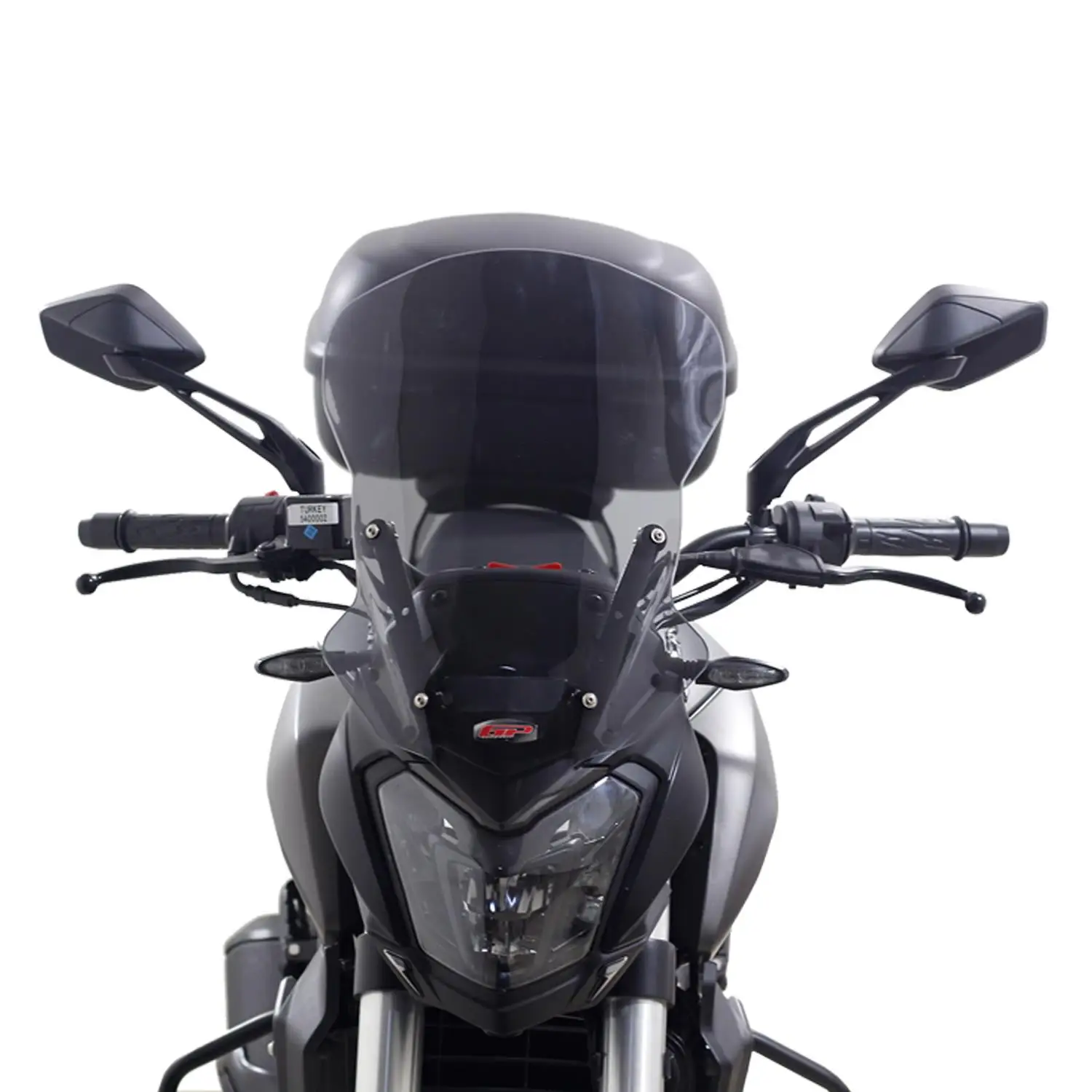

GP Kompozit For Dominar 250/400 Windshield Compatible Touring Windscreen Accesories 48 cm compatible year 2017-2022 3.5mm thick