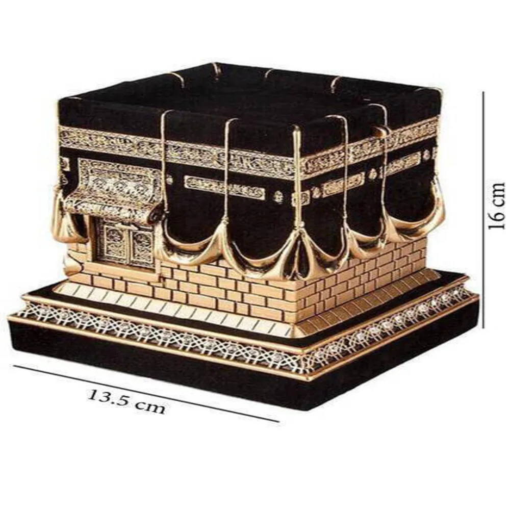 

Kaaba Miniature Muslim Home & Garden Decor Religious Gift Islamic Ornament Kaaba Trinket Polyester Big Size