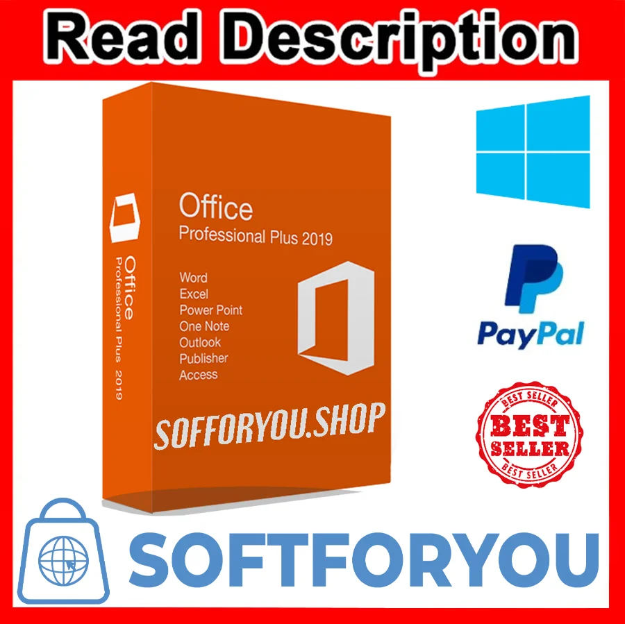 Professional desktop 2019 plus✅Key✅Pro✅32/64✅Ms. retail✅Global life✅Multi-language✔️ | Laptops