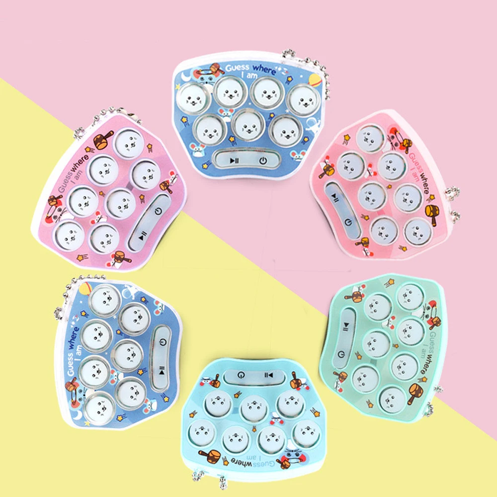

Mini Hamster Game Machine Toys Educational Memory Training Game Machine Creative Funny Toys With Light Music For Baby Gift