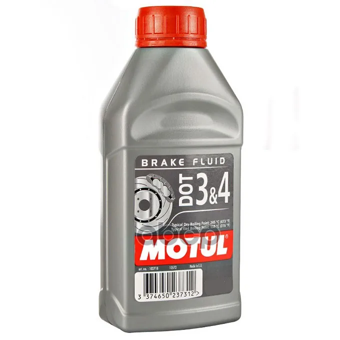 Тормозная Жидкость Dot 3 & 4 Brake Fluid 1л 105835 MOTUL арт. 105835|Тормозная - Цена: 683,00 руб.
