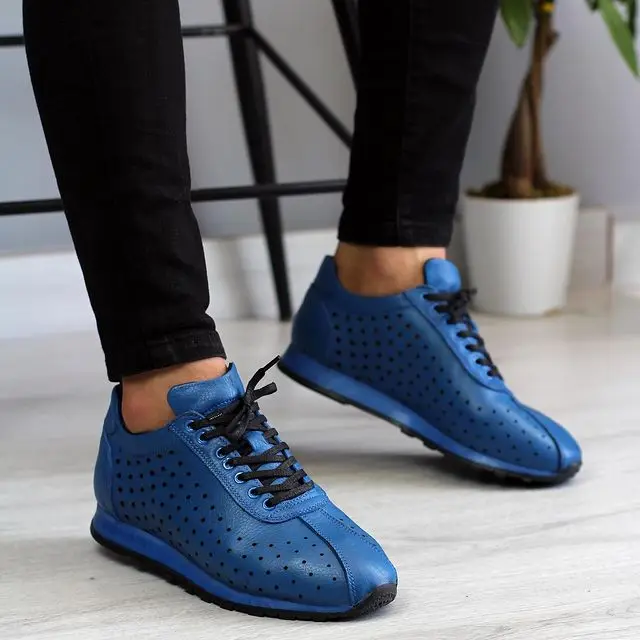 Trend 2021 teenage casual shoes Boy Fashion walking shoes men genuine leather men designer shoes luxury brand male aya