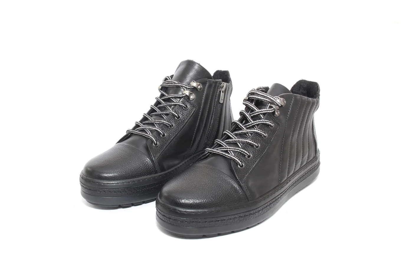 Кроссовки ручной работы с ультрамягкими черными кожаными стельками и теплыми