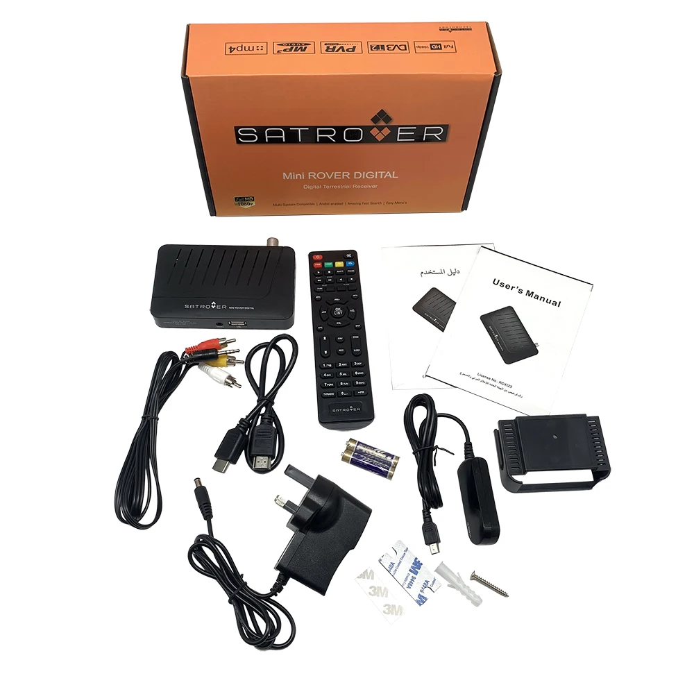 

DVB-T2 Tv Tuner Dvb T2 Vga TV Dvb-t2 For Monitor Adapter USB2.0 Tuner Receiver Satellite Decoder Dvbt2 Russian Manual