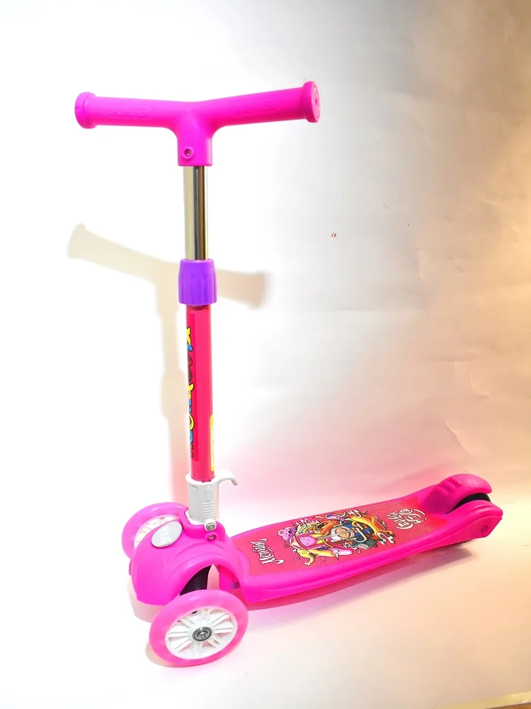 ДЕТСКИЙ САМОКАТ 3-Х КОЛЕСНЫЙ МАТЕРИАЛ КОЛЕС ПВХ ПЕРЕДНИЕ КОЛЕСА С ПОДСВЕТКОЙ