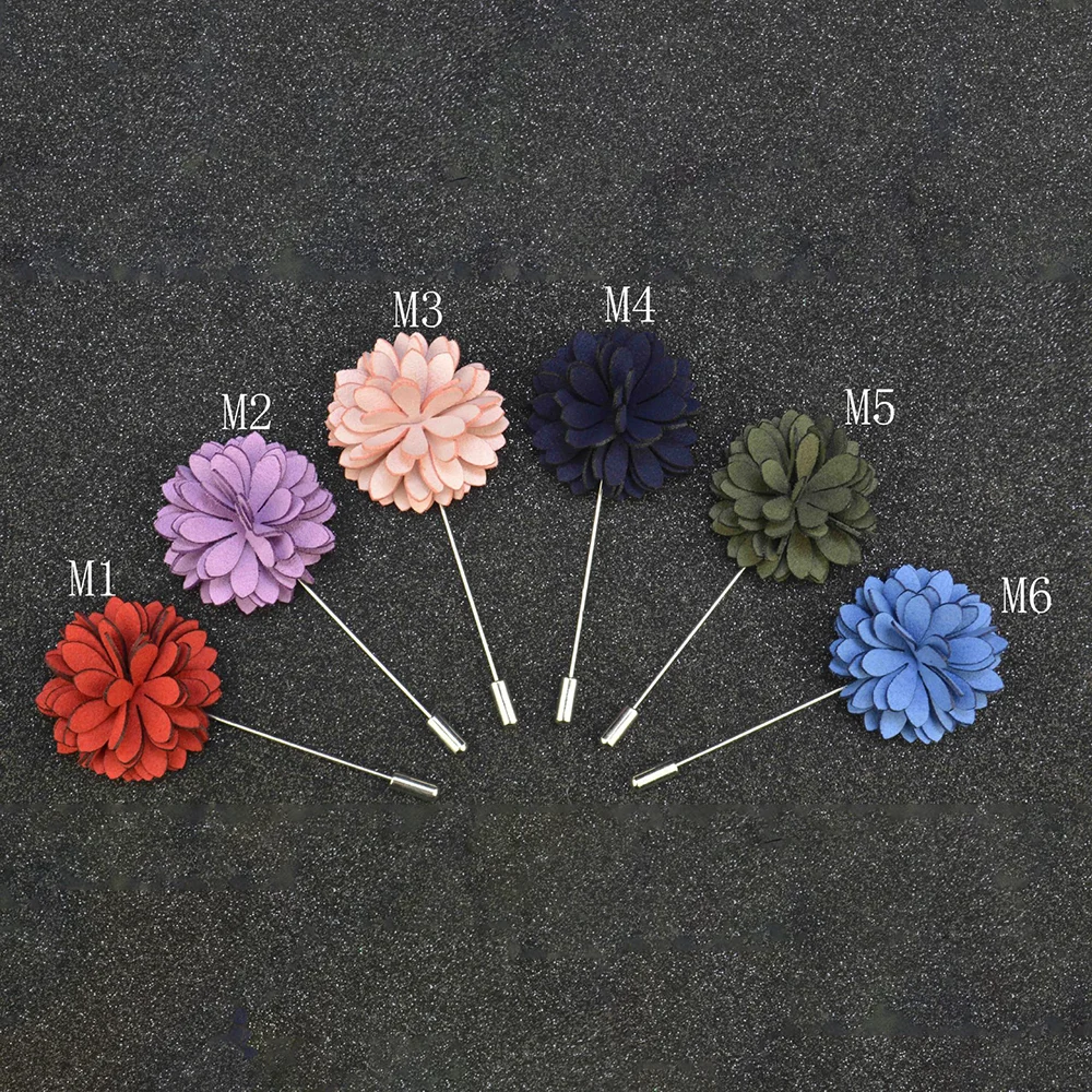 Брошь В Виде Цветка на лацкан для мужчин и женщин булавка ручной работы