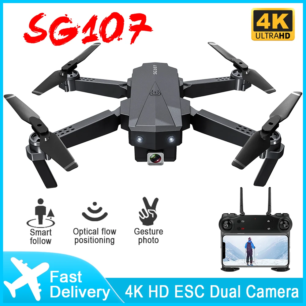 ZLL SG107 мини-Дрон 4K профессиональный HD Двойная камера 5G GPS FPV Квадрокоптер