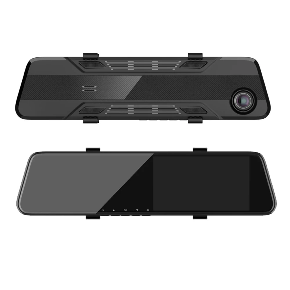 

Rearview Mirror Car DVR 5'' 1080P Full HD Automobile Dual Camera Night Vision 24 Hours Parking Monitor Dash Cam Reverse