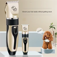 electric pet clipper dog hair clipper for grooming kit rechargeable cordless electric hair clippers grooming set professional