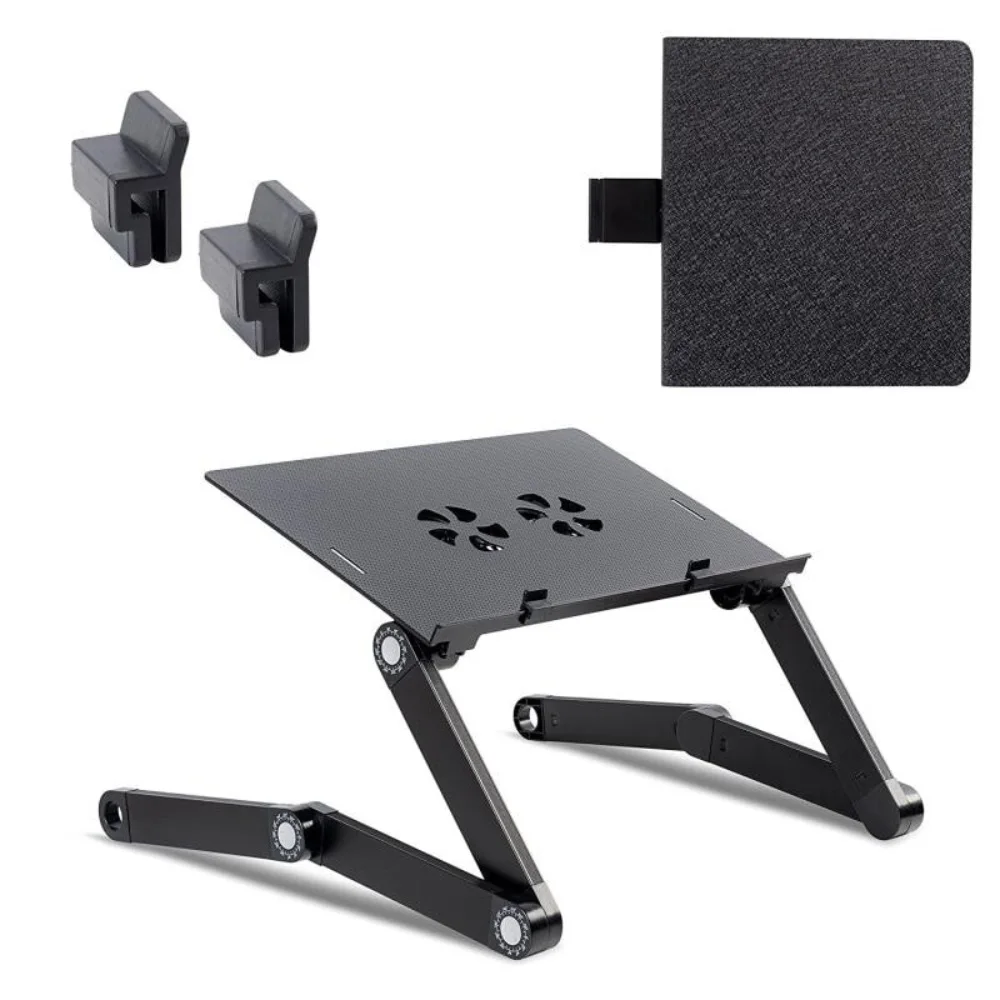 Стол трансформер для ноутбука с вентиляторами раскладной столик регулируемой