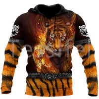tessffel animal tiger hunting tattoo art wild beast newfashion tracksuit 3dprint menwomen streetwear casual pullover hoodies 10