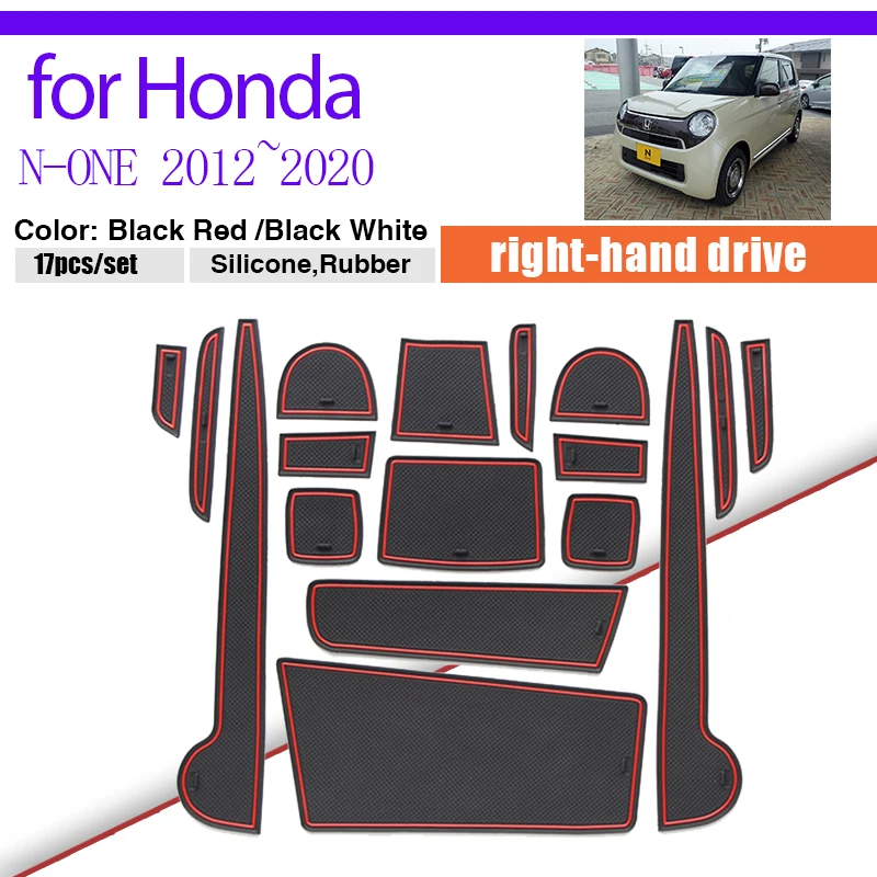 

Door Groove Dust-proof Pad for Honda N ONE JG1 JG2 2012~2020 Rubber Anti-slip Mat Cup Holder Pad Gate Slot Inter Car Accessorie