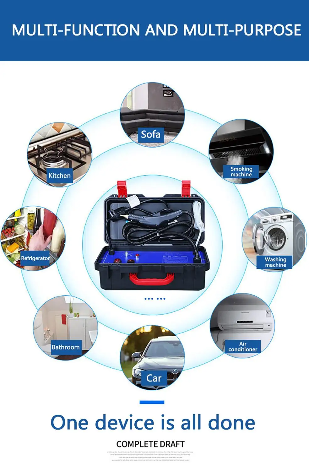 Лидер продаж онлайн ручной пароочиститель для многократного использования на