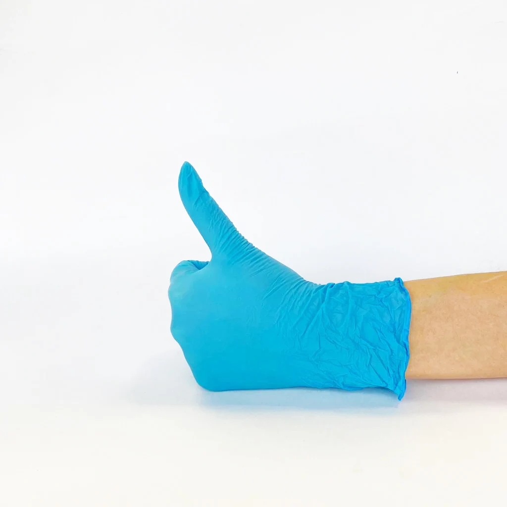 Перчатки нитриловые голубые размер S 50 пар | Safety Gloves