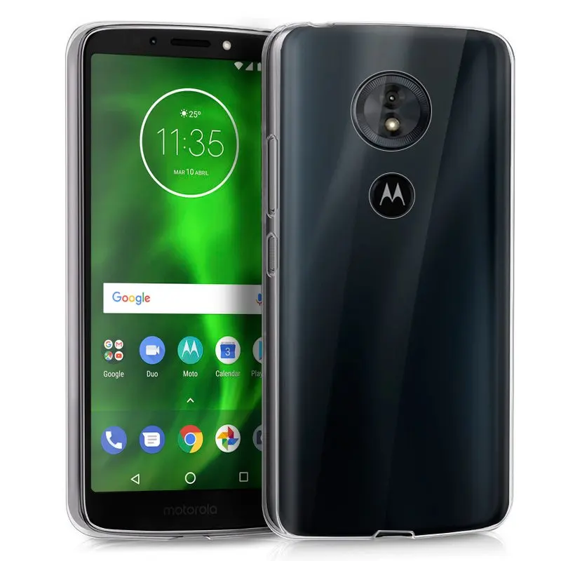 Силиконовый чехол Motorola мотоцикл G6 Play/мотоцикл E5 (прозрачный|Бамперы| |