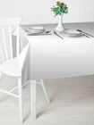 VIVACASE Скатерть на стол, прямоугольная, клеёнка, белая, тубус, 1370*2500 (VHM-OILCOT137250-w)