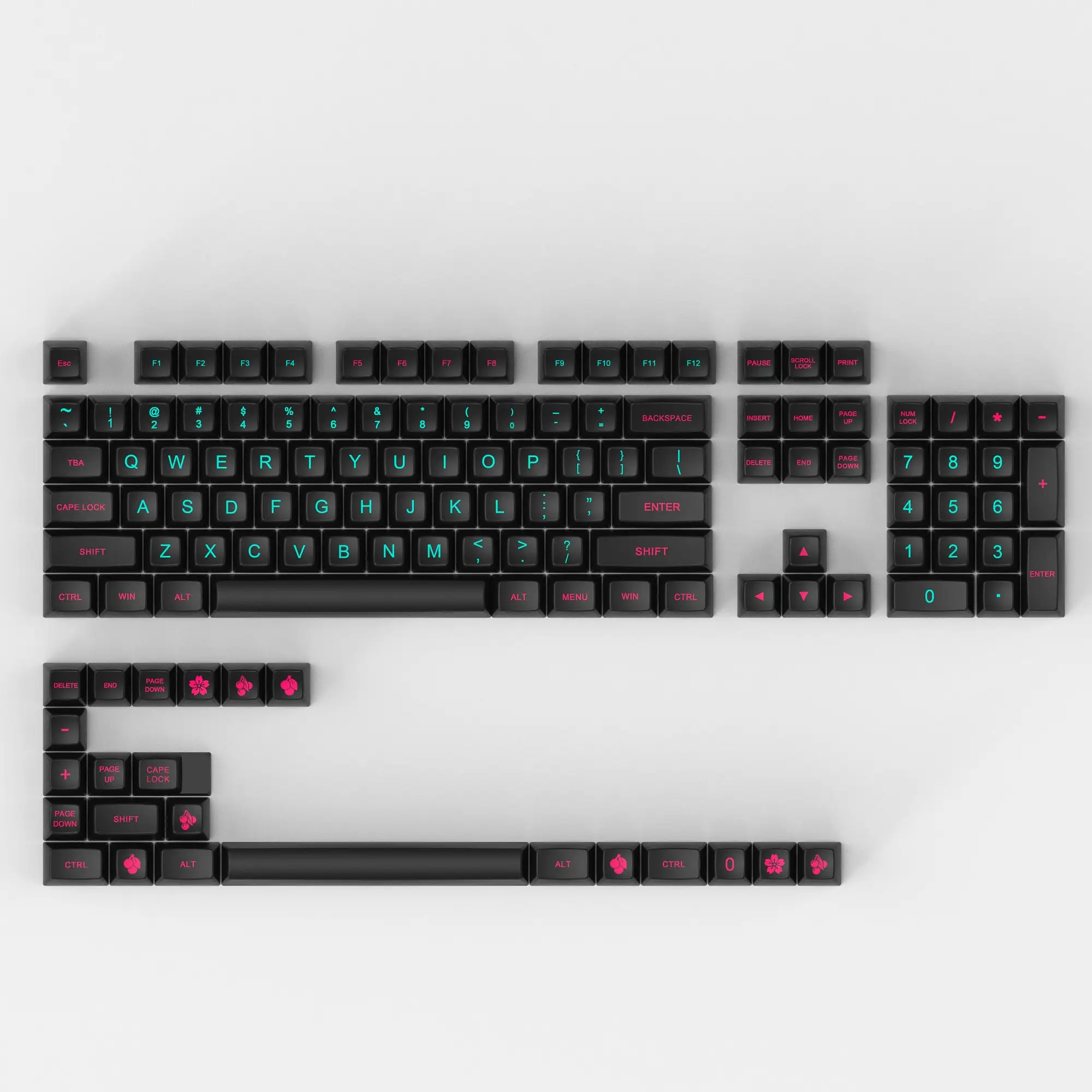 

Maxkey SA Майами ночной ключ крышка ABS 127 ключ подходит для большинства механических клавиатур